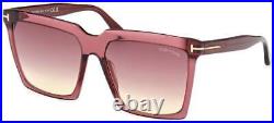 Tom Ford Women's Sabrina 58mm Shiny Bordeaux Sunglasses FT0764-69T-58