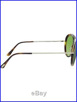 Tom Ford Women's Stacy FT0452-56N-57 Tortoiseshell Aviator Sunglasses
