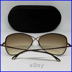 Tom Ford Women's Sunglasses Colette Brown Gradient Butterfly TF0250/S 48F