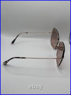 Tom Ford Women's Sunglasses Nickie Shiny Rose Gold Butterfly Frame FT1107 6228U