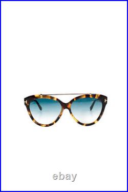 Tom Ford Women's Tortoise Shell Cat Eye Tined Lens Sunglasses Brown 14 58 140