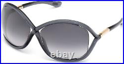 Tom Ford Women's Whitney Dark Gray Smoke Lenses 64mm Sunglasses (NO CASE)