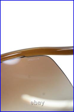 Tom Ford Womens Large Round Sunglasses Brown Gold Tone Plastic Tom Ford Womens Large Round Sunglasses Brown Gold Tone Plastic