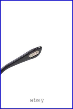 Tom Ford Womens TF 109 Cyrille Aviator Sunglasses Black Gold Tone