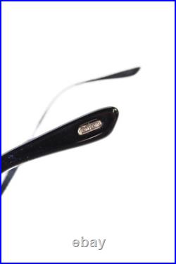 Tom Ford Womens TF 764 Sabrina Squared Sunglasses Black Plastic