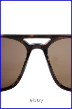 Tom Ford Womens Thin Frame Colored Lens Tortoishell Pattern Sunglasses Brown Tom Ford Womens Thin Frame Colored Lens Tortoishell Pattern Sunglasses Brown