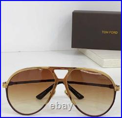 Tom Ford Xavier Sunglasses TF1060 Gold/Brown Gradient With Case New