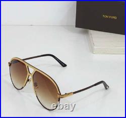 Tom Ford Xavier Sunglasses TF1060 Gold/Brown Gradient With Case New