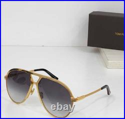Tom Ford Xavier Sunglasses TF1060 Gold/Gray Gradient With Case New