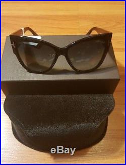 Tom Ford sunglasses, Anoushka shiny black shades, new withtags, made in Italy