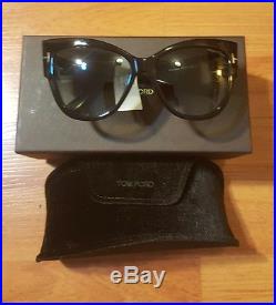 Tom Ford sunglasses, Anoushka shiny black shades, new withtags, made in Italy