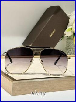 TomFord TF557 Men's Aviator Gradient Lens Sunglasses Size58 13-145