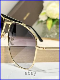 TomFord TF557 Men's Aviator Gradient Lens Sunglasses Size58 13-145