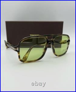 TomFord TF884 Men's Aviator Tortoiseshell Sunglasses Size60 18-140